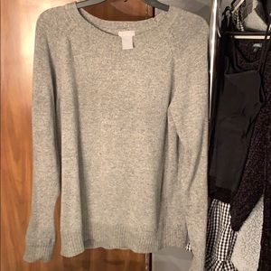Gray sweater